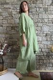 Loom & Thread Embroidered Tiered Smock Dress Washed Lawn